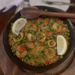 Paella de mariscos