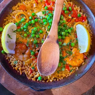 paella, food