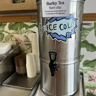 Cold barley tea