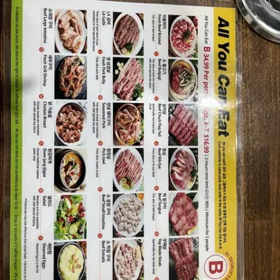 ramen and noodles, menu