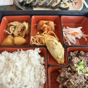 Kimbap &amp; Bulgolgi Lunch Box