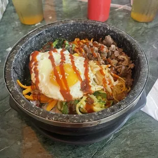 7/25/24. Hot stone bibimbap