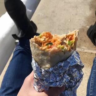 Bibimbap burrito