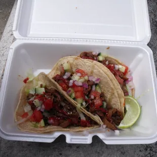 Bulgogi Korean Tacos, very pretty.