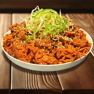 a bowl of bulgogi