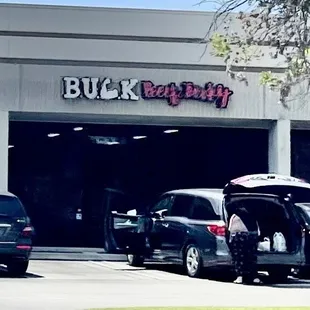 the back of the building