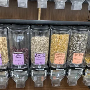 a variety of cereals and grains