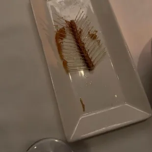 Fried Fish bones (sole filet)