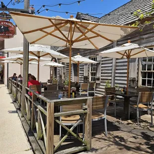 outside seating area