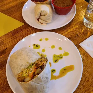 Chimichurri Chicken Burrito