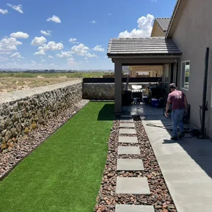 Customer allowed us to design their entire backyard and here was the outcome.