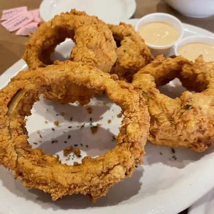 Fantastic onion rings