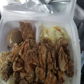 Fried Chicken Leg Rice