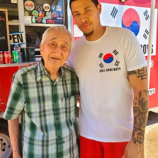 Dad with Steve
