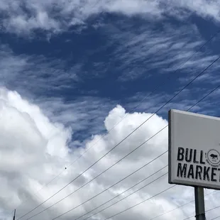 a sign for a bull market