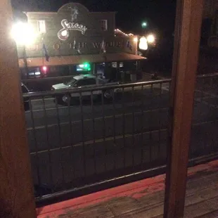 ... As seen from my hotel.  The only game in town at 10 pm.