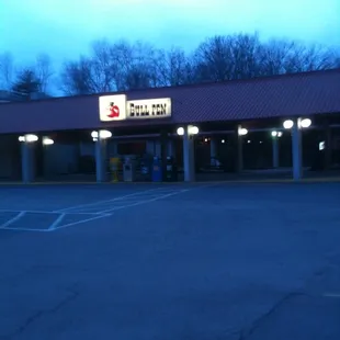 the outside of the building