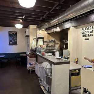 Kitchen/order area
