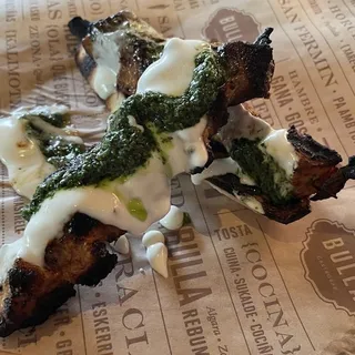 Grilled Chicken Skewers & Avocado Toast
