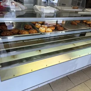 Not very much donuts left. Makes sense given the time I went in....