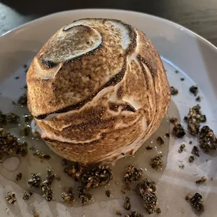 Blueberry Sorbet Baked Alaska