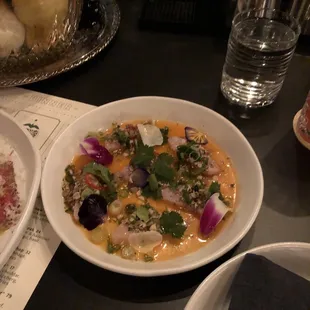 Smoked Hamachi Crudo