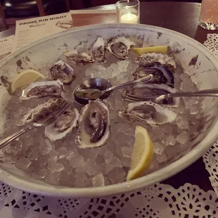 Oysters on the Half Shell