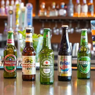 Try our assortment of beers both domestic and international.