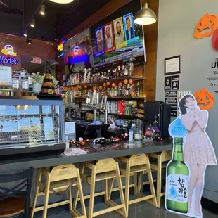 The front entrance when walking in