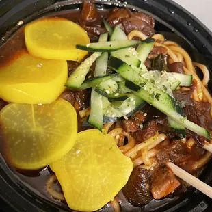 Spicy Black Bean Noodle