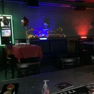 Birthday decor. Reserved section