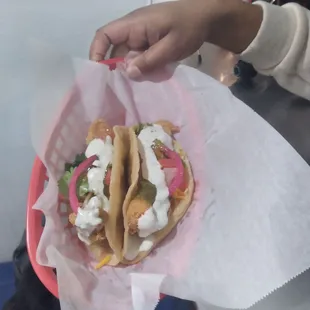 Hard shell Catfish Tacos  #CatfishTacos #fishtacos #ieHotSpots #secretmenu