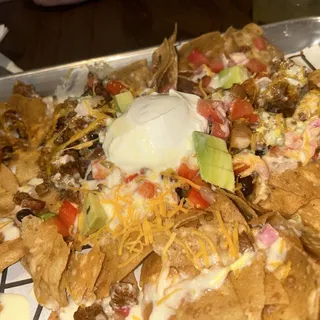 Chorizo & Pork Belly Nachos