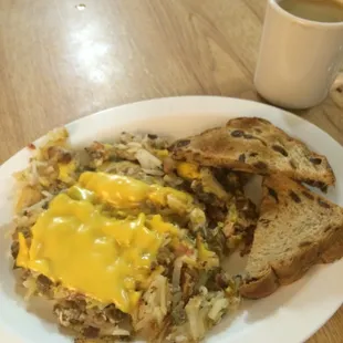 Half order of the Meat Mess, mmmmm