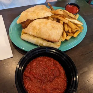 Meatball sandwich