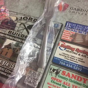 They package their silverware