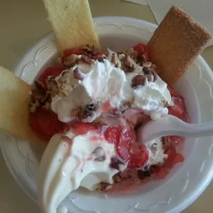 Best strawberry shortcake and ice cream