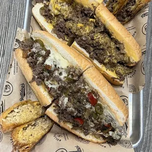 Bulldog Whiz Sub Slugger 2 Piece Chicken Egg Roll 2 Piece Rib-Eye Egg Roll