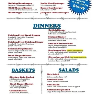 Update menu of Bulldog cafe as of 8-30-2022 Please note that the prices are subject to change