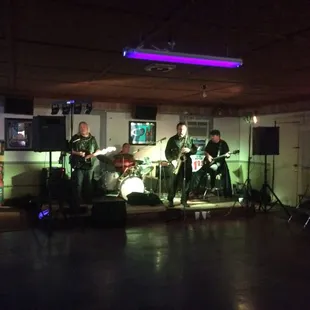 The band &amp; stage