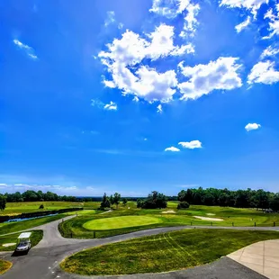 a golf course
