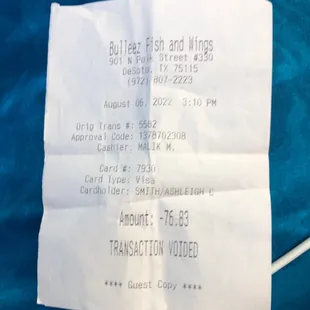 Refund.