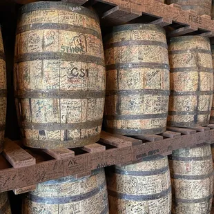 Love signing the barrels
