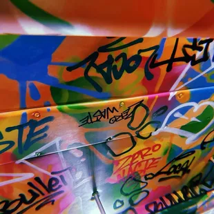 Top of the bus that takes you over to the distillery