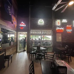 the inside of the restaurant