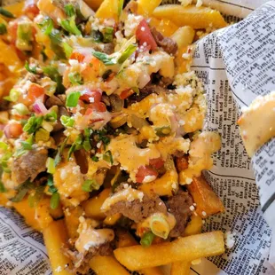Messy fries
