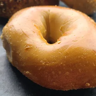Hand rolled bagels, the old fashioned way!