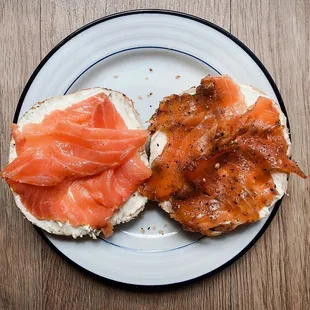 House Smoked Salmon &amp; Pastrami Spiced Salmon