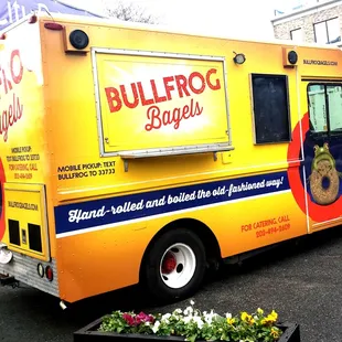 the side of the truck