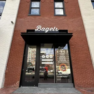 the outside of the building